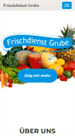 Mobile Screenshot of frischdienst-grube.de