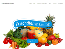 Tablet Screenshot of frischdienst-grube.de